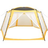 Šator za bazen od tkanine 660 x 580 x 250 cm žuti | shoptok.hr