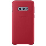 Samsung original usnjen ovitek EF-VG970LRE za SAMSUNG Galaxy S10e G970 - zaščita zadnjega dela - rdeča Cene