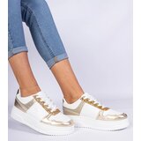 Gemre Golden women's sneakers with a thick sole Dolla | Shoptok.si