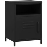 Maison Chic Nočna omarica - Nočna miza črna 35x35x51 cm jeklo, (21690100) Cene