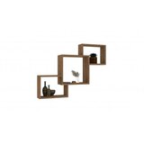 Woody Fashion Silver - Walnut Walnut Wall Shelf | ePonuda.com