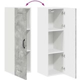 vidaXL Zidni kuhinjski ormarić Zidne Betonski sivi 30 x 31 x 100 cm | shoptok.hr