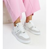 Gemre White-grey platform sneakers Negisti Cijene