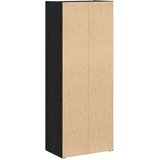 vidaXL Regal za knjige crni hrasta 40x24x102 cm od konstruiranog drva | shoptok.hr
