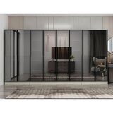 Hanah home ormar sa reflektujućim staklom Nisa 20664, 360 cm, peščar Cene