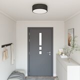 vidaXL Crna Tkanina Ø38 x 13.5 cm Minimalistički Cijene
