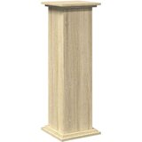 vidaXL Stalak za izložbu s pohranom boja hrasta 31x30x90 cm drveni | shoptok.hr