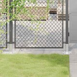  Postolja za stupove kvadratna 4 kom 51x51 mm pocinčani čelik | shoptok.hr