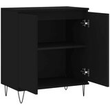  Komoda crna 60 x 35 x 70 cm od konstruiranog drva | shoptok.hr