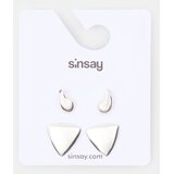 Sinsay Trokutaste naušnice i naušnice u obliku suze 2 pack | shoptok.hr