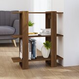 The Living Store Knjižna omara/pregrada rjavi hrast 80x30x87 cm - Knjižna Omara, (21431305) Cene