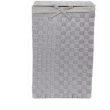 Compactor Siva košara za perilo s pokrovom Laundry Basket Linen, višina 60 cm Cene