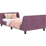  Otroški posteljni okvir z vznožjem Vijolična 80 x 200 cm Žamet, (5000104533) | Shoptok.si