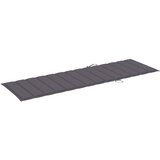  Vrtna ležaljka za sunčanje s jastukom masivno bagremovo drvo Antracitno siva 200 x 63 x 85 cm | shoptok.hr