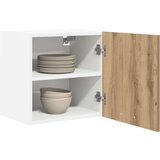 vidaXL Viseča omarica Riga 2 pcs Artisan hrast in bela 40 x 31 x 40 cm | Shoptok.si