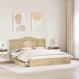 s od storage Sonoma hrast 180 x 200 cm Konstruirano drvo | shoptok.hr