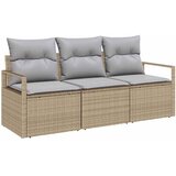  set vrtnh kavčev z blazinami Bež Poli Ratan | Shoptok.si