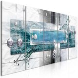  Slika - Mysterious Mechanism (5 Parts) Narrow Blue 225x90 | shoptok.hr