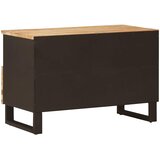TV ormar s pohranom Smeđa 70 x 33 x 46 cm Čvrsto drvo manga | Eponuda.com