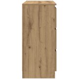  Komoda boja hrasta artisan 80x35x76 cm konstruirano drvo | shoptok.hr