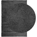  Čupavi moderni tepih s visokim vlaknima antracit 120 x 170 cm | shoptok.hr