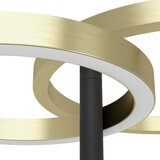 Eglo 901975-LED Prigušiva stojeća lampa CASTELPOTO LED/16W/230V + LED/12W zlatna/crna | Eponuda.com