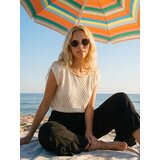 Sinsay Pleteni pulover-bluza s ukrasnim izrezom Slike