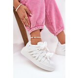 Boto Eco Leather Sneakers On Platform White Penolle | shoptok.hr