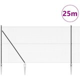 vidaXL Set ograj Set 2 Siva Kovina 25 x 1.5 m Vzdržljivo Set ograj | Shoptok.si