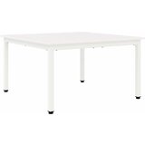 vidaXL Klubska miza Bela 80 x 80 x 45 cm Masivno borovo les, (5000107357) | Shoptok.si