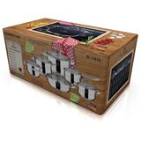 Berlinger Haus Blaumann Gourmet Jumbo 12v1 set inox posode | Shoptok.si
