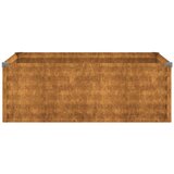  Povišena vrtna gredica 100 x 50 x 36 cm od čelika COR-TEN | shoptok.hr