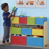 Kinder Home dečija drvena polica sa 3 nivoa i 9 kutija šarena ( JVTR-3090 ) | ePonuda.com