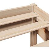 vidaXL Posteljni okvir brez vzmetnice 140x190 cm trdna borovina | Shoptok.si
