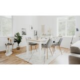 MID.YOU JEDILNA MIZA, bela, barve hrasta | Shoptok.si