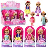 Mini princeza lutka ukrašena krunom haljina 17 cm mix | shoptok.hr