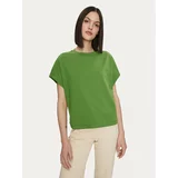 United Colors Of Benetton Majica 3096D1071 Zelena Relaxed Fit