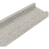  Zidne police 2 kom siva boja betona 60 x 9 x 3 cm | shoptok.hr