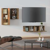  4-dijelni set TV ormarića boja dimljenog hrasta drveni | shoptok.hr