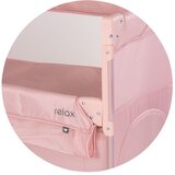 Chipolino putni krevetić RELAX Tiger sa spuštajućom bočnom stranicom Pink Powder | shoptok.hr