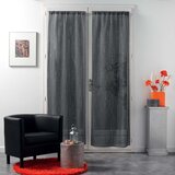Douceur d intérieur Antracitno sive prozirne zavjese u setu 2 kom 70x200 cm Filiane – | shoptok.hr