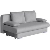 P & B ZOFA S POSTELJNO FUNKCIJO, svetlo siva tekstil, leseni material | Shoptok.si