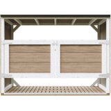 Timbela Nadstrešek za smetnjake 3x240L, vrtna shramba M982A-TERRA BROWN, (5000255878) | Shoptok.si