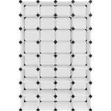  Stalak za cipele prozirni 93 x 36,5 x 140 cm PP | shoptok.hr