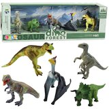  Set realističnih figura šumskih dinosaura, 5 komada | shoptok.hr