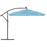  Vrtni suncobran s čeličnom šipkom plavi 290x290x238 cm | shoptok.hr