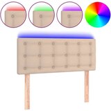  Posteljno vzglavje kapučino 100x5x78/88 cm umetno usnje, (20737311) | Shoptok.si