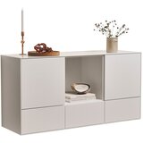 Hammel Furniture Bijela niska viseća komoda 135x68 cm Edge by Hammel – Cijene