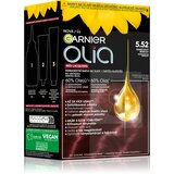 Garnier Olia Red Lacquers boja za kosu obojena kosa 60 g nijansa 5.52 Velvety Merlot za žene | shoptok.hr