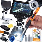 Rosfix Nanozoom AX1200 Proset – Servisni Set Za Elektroniko In SMD | Mikroskop 7" LCD 12MP 1200x, Lutovalnik 80W 180–500°C 12v1, (5000212280) Cene